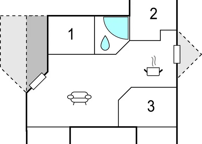 Дом отдыха Three-bedroom In